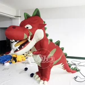 Gonflable halloween costume de dinosaure