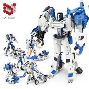 Modèle de voiture miniature en métal cinq en un, voiture transformable, jouets de voiture - Product Image 2