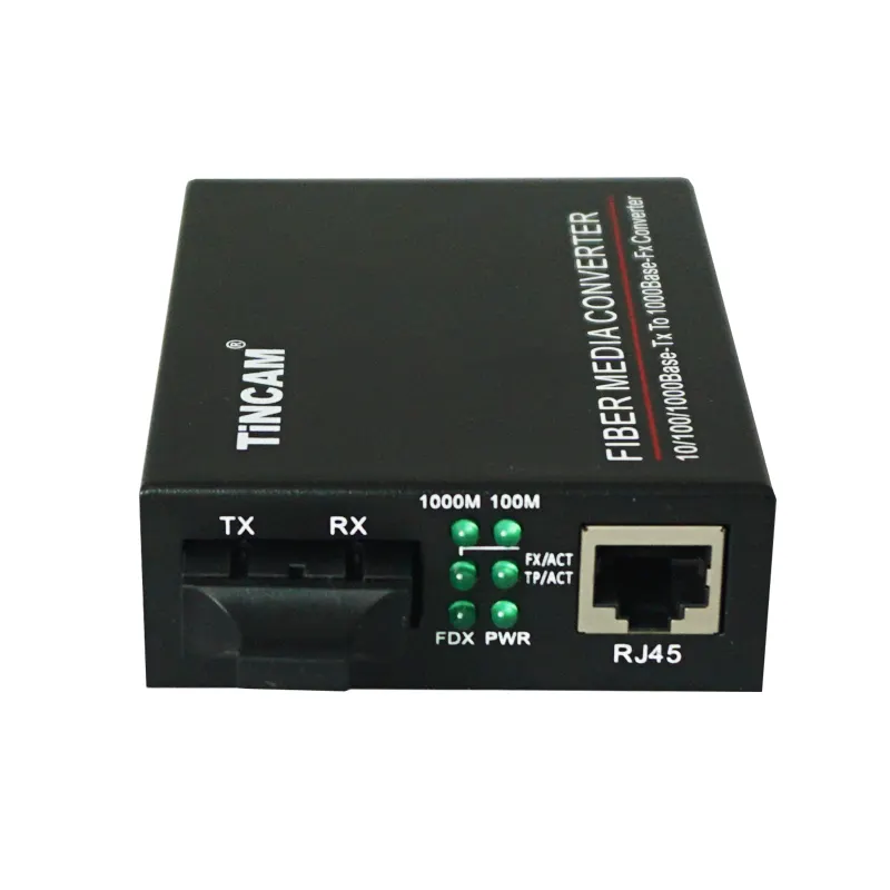 10/100/1000M single model duplex fiber optic media Converter /transicver