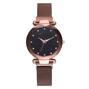 Orologi di Lusso Dorati da <span class=keywords><strong>Donna</strong></span>, Nuova Moda con Quadrante Stellato, Cinturino Magnetico a Rete, Orologi al Quarzo, Montre Femme - Product Image 2