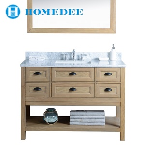 Meubles de salle de bain en bois assemblé, armoire style <span class=keywords><strong>Homedee</strong></span> à bas prix - Product Image 1