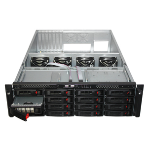 3U <span class=keywords><strong>16</strong></span>-<span class=keywords><strong>bay</strong></span> Hot swap lưu trữ máy chủ trường hợp công nghiệp Rackmount trường hợp máy tính cho các trung tâm dữ liệu và video máy chủ Chứng Khoán sẵn sàng - Product Image 2