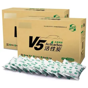 Car odor removal activated carbon packaging box Car accessories custom packaging boxes Durable Brown corrugated box