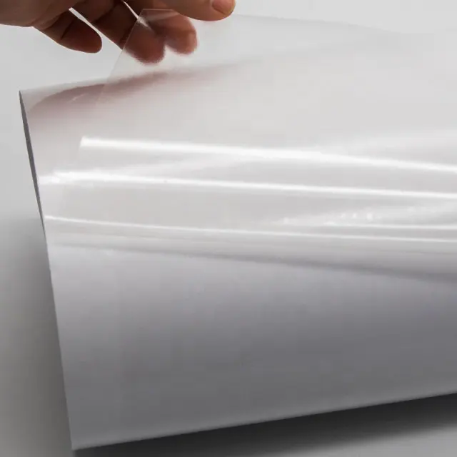 DERFLEX — vinyle transparent en PVC, auto-adhésif, 50g