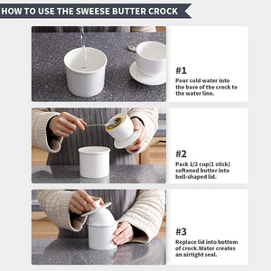 Contenitore per burro in ceramica a forma di <span class=keywords><strong>campana</strong></span> - Product Image 4