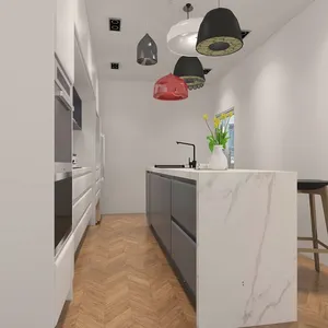 Gabinete de cocina moderno de laca de nuevo diseño, armario de cocina modular, carpintería <span class=keywords><strong>para</strong></span> muebles del hogar - Product Image 2