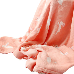 España estilo conejo de dibujos animados lovey patrón animal lindo bebé recién <span class=keywords><strong>nacido</strong></span> manta de cuna <span class=keywords><strong>boba</strong></span> de swaddle pod - Product Image 1
