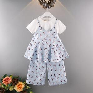 Vendita Online Hot Ragazza Dei Capretti di Estate Insiemi Dei Vestiti del Cotone Intera Vendita Vestiti - Product Image 2