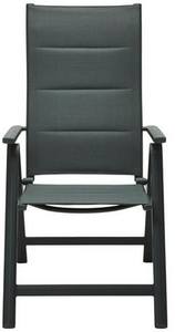 GIARDINO ESTERNO in ALLUMINIO SEDIA PIEGHEVOLE 6-POSIZIONE IMBOTTITO - Product Image 6