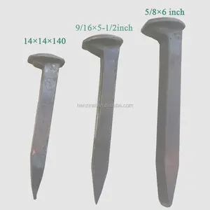 鉄道鉄道スチールレール用ドッグスパイク - Product Image 1