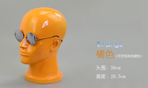 XINJI 유행 광택 레드 유리 디스플레이 헤드 마네킹 헤드 Manikin 판매 - Product Image 4