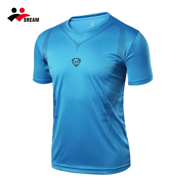 100% polyester mesh fabric dry fit running shirt wholesale