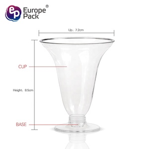 Bpa Gratis Wegwerp Doorzichtige <span class=keywords><strong>Fancy</strong></span> <span class=keywords><strong>Plastic</strong></span> Beker Wijn - Product Image 2