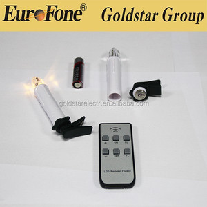 Belle coloré bougie sans flamme pilier led candle light pour X'mas - Product Image 3