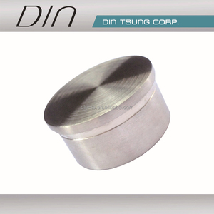 Tapa redonda de acero inoxidable para barandillas y pasamanos - Product Image 6