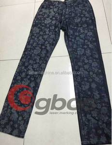 1000 x 1000 mm 3D CO2 láser máquina de la industria vaqueros marcado bigote, <span class=keywords><strong>jean</strong></span> mono wash máquina de láser - Product Image 4