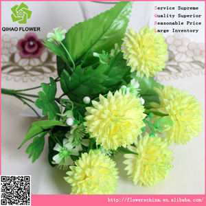 La carcasa de la perla del crisantemo con 6 cabezales, eco- moda flor artificial del fabricante profesional - Product Image 1