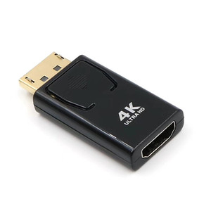 4K Ultra HD oro niquelado puerto de pantalla estándar macho a <span class=keywords><strong>HDMI</strong></span> Video Audio conector enchufe DP a <span class=keywords><strong>HDMI</strong></span> hembra Adaptador convertidor - Product Image 4