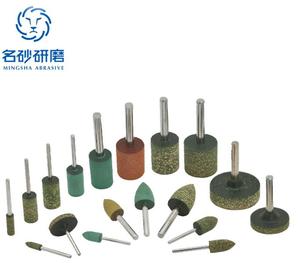 Tête de meulage abrasive en céramique de 3 mm et 6 mm avec tige pour le polissage du métal et du bois - Product Image 6