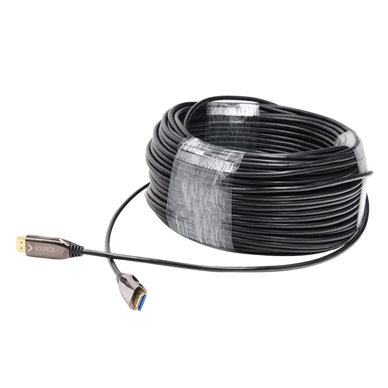 Câble Fiber optique HDMI 4k, 50M/100M/300M <span class=keywords><strong>de</strong></span> long, vitesse, compatible HDCP