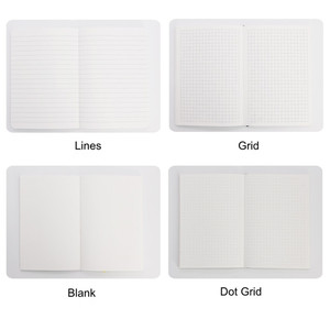 LABON Cuaderno de escritores <span class=keywords><strong>gratis</strong></span> Minimalista PU Softcover Diario de escritura A5 B5 A6 Opciones de cuadrícula de puntos con forro liso - Product Image 5