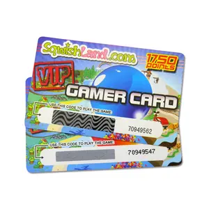 Wholesale Customized Printing CR80 Paper Scratch Card Top-up Prepaid Pin Code Scratch Card With Unique Number