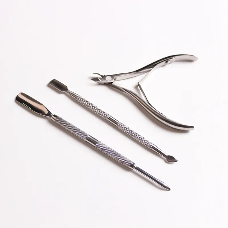 3Pcs Nail Nipper Cuticle Pusher Nail Nghia Cuticle Nipper