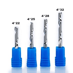 Salid Carbide nhôm cắt xoắn ốc Up-cut O sáo CNC <span class=keywords><strong>Router</strong></span> bit được sử dụng để khắc cắt khía phay cắt rỗng - Product Image 1