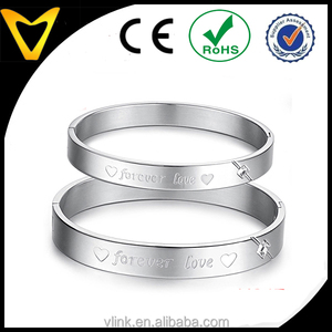 Palabras de alabanza en español de alta calidad, diseño de acero inoxidable, abalorios cruzados retráctiles, pulseras de amor para parejas amantes - Product Image 4