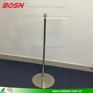 Có thể tháo rời đánh bóng Acrylic thép sàn di động bục đứng chống nước thân thiện với môi trường tùy chỉnh Bục Giảng - Product Image 2