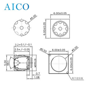 1/6 Inch 2.54Mm 3mp F2.8 M5 M5xP0.35 Ống Kính Bảng Điều Khiển Cctv Biến Dạng Thấp Với Bộ Lọc IR650 - Product Image 2