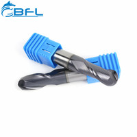 Fresas de Carburo BFL de 2 Filos, Fresas de Punta Redonda, Brocas para Router CNC de Madera, Cortador de Fresado de Carburo
