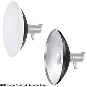 Reflector de plato de belleza para iluminación estroboscópica de estudio, estándar de aluminio, 17 " / 42cm - Product Image 4