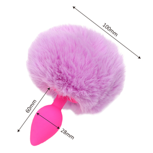Prodotti per Adulti Gay Plug Anale in Silicone Piccolo con <span class=keywords><strong>Coda</strong></span> di Gatto <span class=keywords><strong>Rosa</strong></span> - Product Image 6