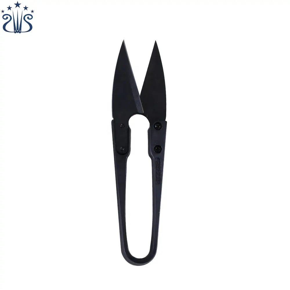 KUAIKELI Black Yarn Scissors &High Carbon Steel spring scissors Household Thread Cutter Scissors