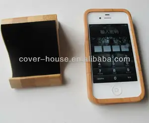 Z conception bambou Stand pour iPhone 4 G 4S 5 G 5S 5C support de téléphone mobile