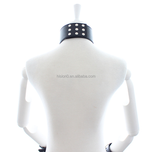 Perçin Budded Bilek to-boyun Kısıtlama Esaret Yaka ve Kelepçe ile Bağlı Metal Zincirler - Product Image 5