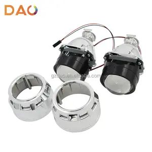 DAO Car Projector Lens for Universal Hid Bi Xenon Headlight Visteon Mini Projector Lens 12V 2.5inch Mini 35W 18 Months 3000LM