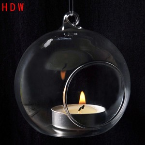 Bougeoir en Verre Boule Suspendue Ronde en Gros, <span class=keywords><strong>Chandelier</strong></span> en Verre Boule de <span class=keywords><strong>Cristal</strong></span> à Suspendre - Product Image 2