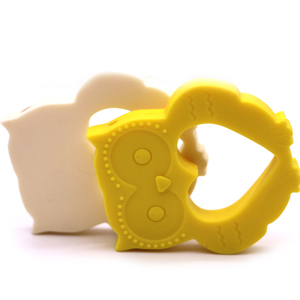 Búho mirando COLLAR COLGANTE silicona joyería para <span class=keywords><strong>mamá</strong></span> BPA libre al por mayor - Product Image 5