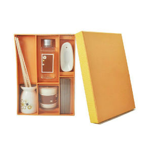 Diffuseur de parfum personnalisé avec boîtes d'emballage, bouteille <span class=keywords><strong>en</strong></span> verre de 500ml, fabricant de bougies, ensemble de papier, cadeau avec fenêtre transparente - Product Image 2