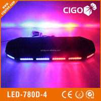 Luces estroboscópicas de seguridad para coche, barra de luz de advertencia ámbar, LED-780D-4, 12-30V, 216W
