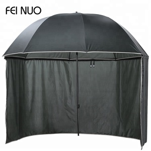 Sombrilla de Playa Moderna con Diseño OEN, Teñida en Color Sólido, Impermeable, con Cortina - Product Image 1