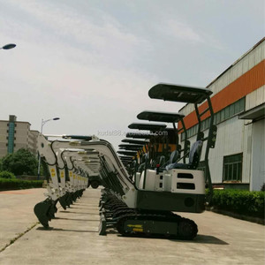 Mini excavatrice Offre Spéciale de 1 tonne 8.6kw machine à creuser moteur Changchai <span class=keywords><strong>Toshiba</strong></span> cylindre hydraulique type chenille garantie de 1 an - Product Image 2