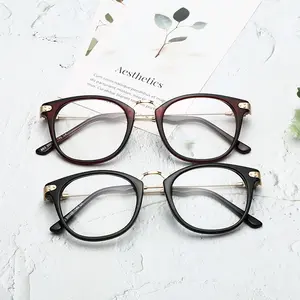 Vintage Retro Round For Women Nerd Eyeglasses Glasses Eyewear Oculos Optical Frames