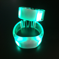 Bracelet de lumière LED, sans fil, Radio commandé par RF, clignotant, pour événements, commande DMX