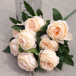 Offerta Speciale: Bouquet di Rose Artificiali <span class=keywords><strong>in</strong></span> Seta, 10 Fiori, per Decorazioni Matrimoniali, San Valentino e Ringraziamento, Lunga Durata - Product Image 2