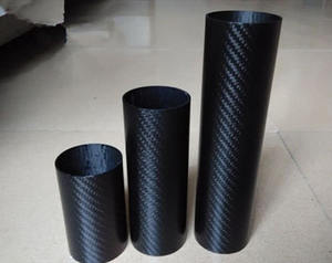 カスタマイズされた内側と外側の直径3Kツルマット炭素繊維チューブパイプ接続アクセサリ付き ± 0.01mm公差 - Product Image 3