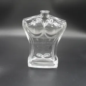 גוף בקבוק זכוכית 100 ml עבור בושם צורת גבר זכר רוח