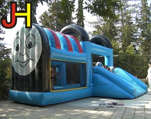 Attraktive aufblasbare <span class=keywords><strong>Thomas</strong></span> Hüpfburg/aufblasbare Jumper Türsteher mit Rutsche Combo/aufblasbare Cartoon Castle zu verkaufen - Product Image 6